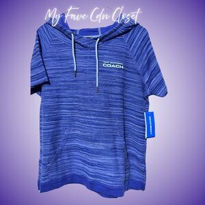 NEW**Purple Team Beachbody Coach Short Sleeve Hoodie